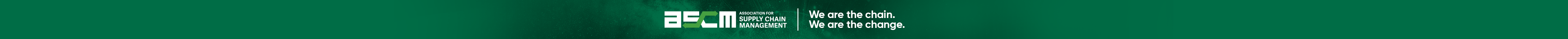 ASCM — We are the chain. We are the change.